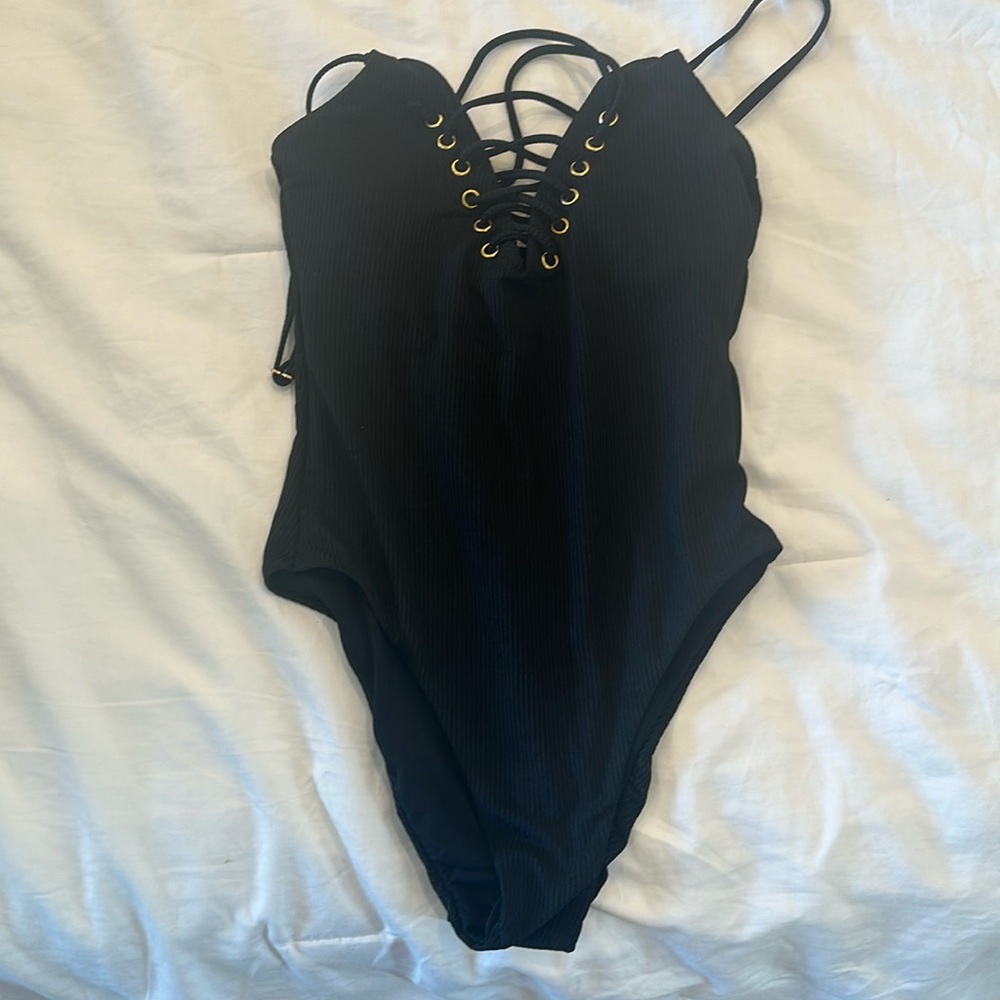 Black bathing suit